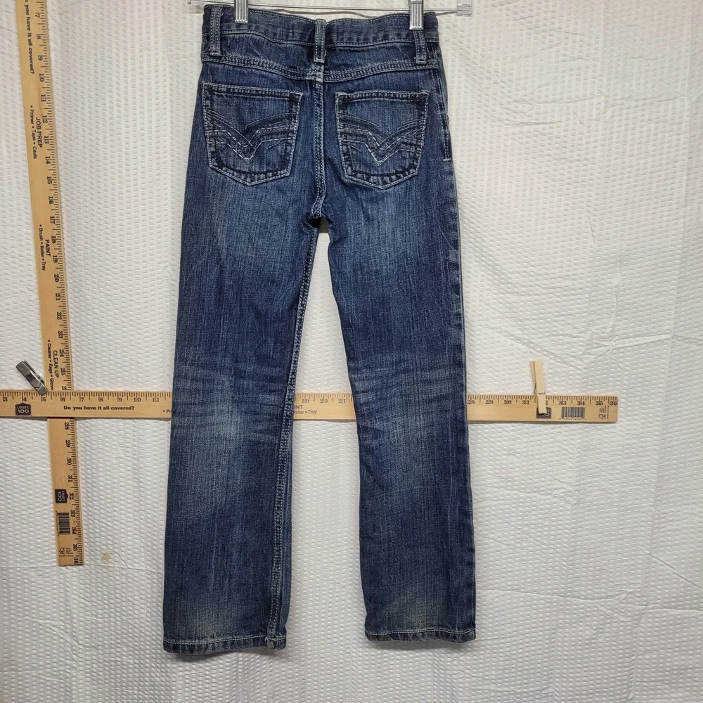 Wrangler 20X Boys 9 Slim Jeans Medium Wash Straight Leg 42BWXCL